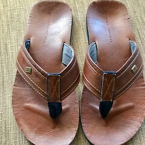 TOMMY HILFILGIER Leather Sandals